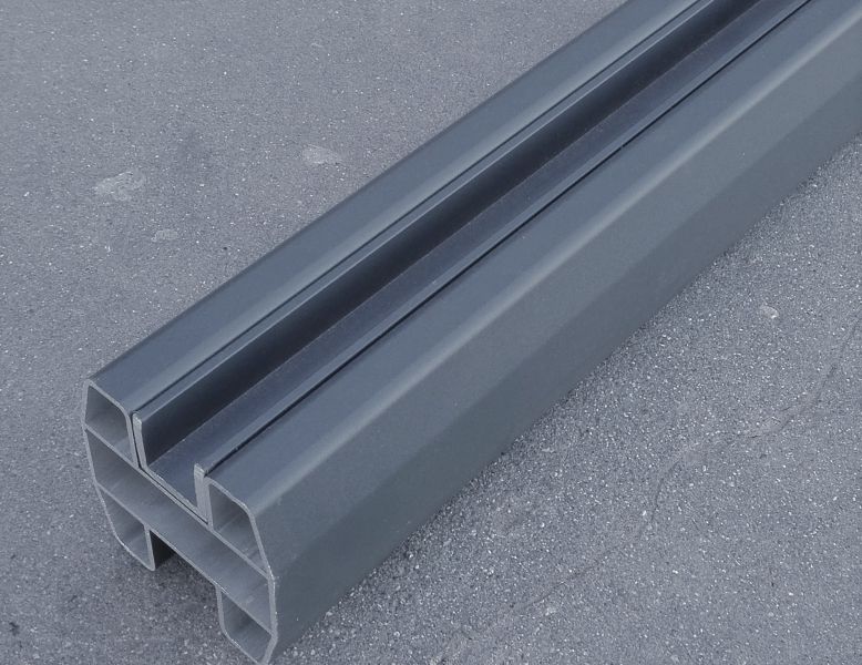 scherp repetitie kijk in Tuinhoutmarkt | Aluminium Aluflex palen met gleuf 28 en 49 mm